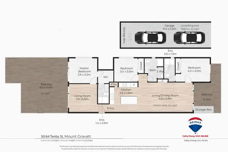 Floorplan of Homely apartment listing, Unit 30/ 64 to 66 Tenby ST, Mount Gravatt QLD 4122