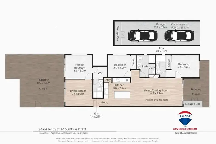 Floorplan of Homely apartment listing, Unit 30 / 64-66 Tenby Street, Mount Gravatt QLD 4122