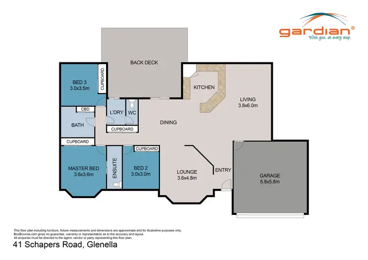 Floorplan of Homely house listing, 41 Schapers Road, Glenella QLD 4740