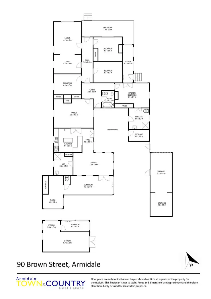 Floorplan of Homely house listing, 90 Brown Street, Armidale NSW 2350