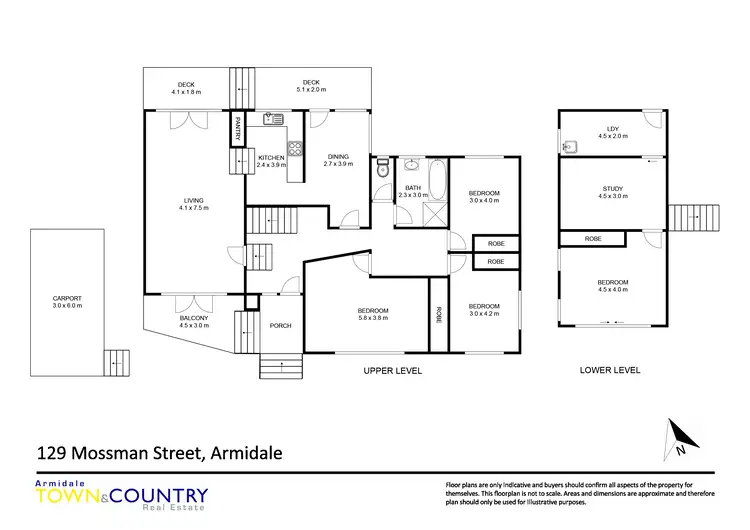 Floorplan of Homely house listing, 129 Mossman Street, Armidale NSW 2350