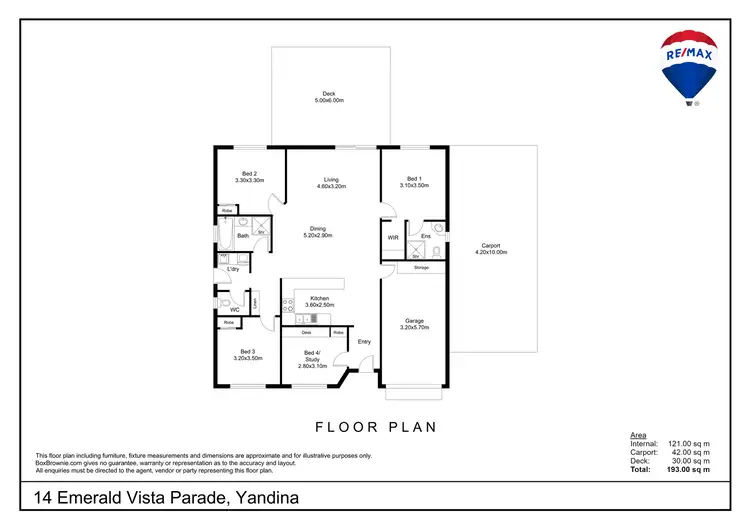 Floorplan of Homely house listing, 14 Emerald Vista Parade, Yandina QLD 4561