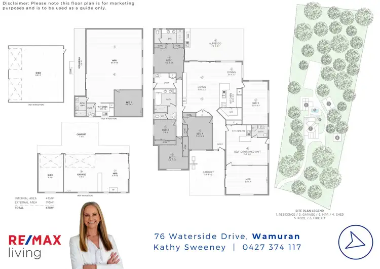 Floorplan of Homely rural property listing, 76 Waterside Drive, Wamuran QLD 4512