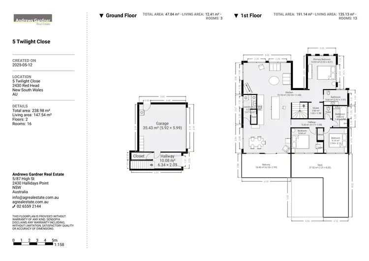 Floorplan of Homely house listing, 5 Twilight Close, Red Head NSW 2430