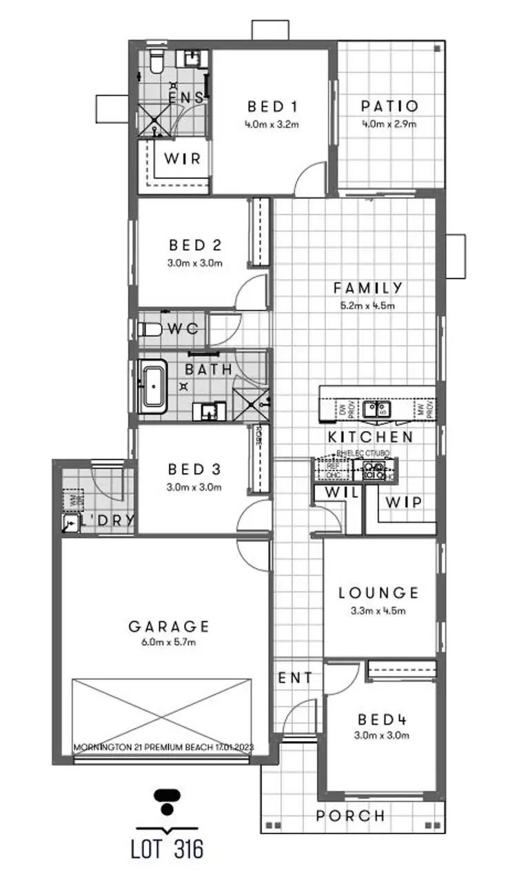 Floorplan of Homely house listing, 105 Edinburgh Crescent, Gleneagle QLD 4285