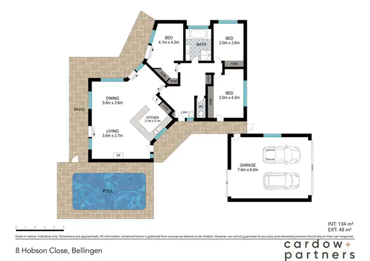 Floorplan of Homely house listing, 8 Hobson Close, Bellingen NSW 2454