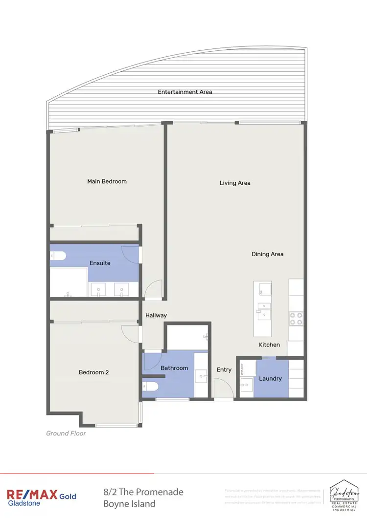 Floorplan of Homely apartment listing, 8/2 The Promenade, Boyne Island QLD 4680