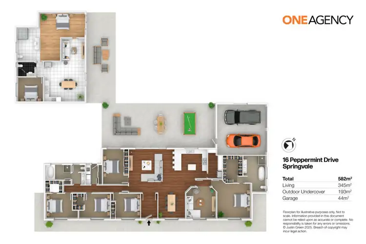 Floorplan of Homely house listing, 16 PEPPERMINT DRIVE, Springvale NSW 2650