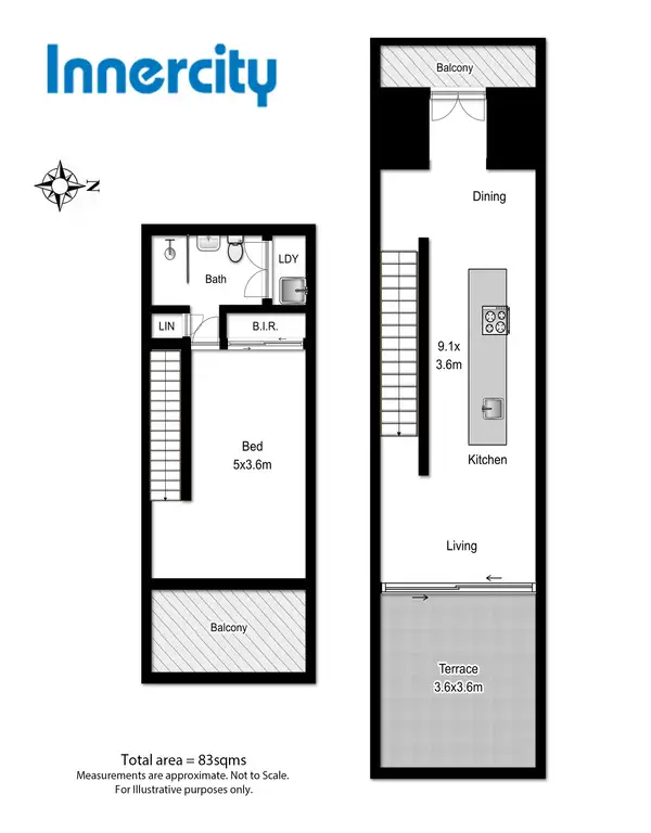 Floorplan of Homely apartment listing, 1/242 Palmer Street, Darlinghurst NSW 2010