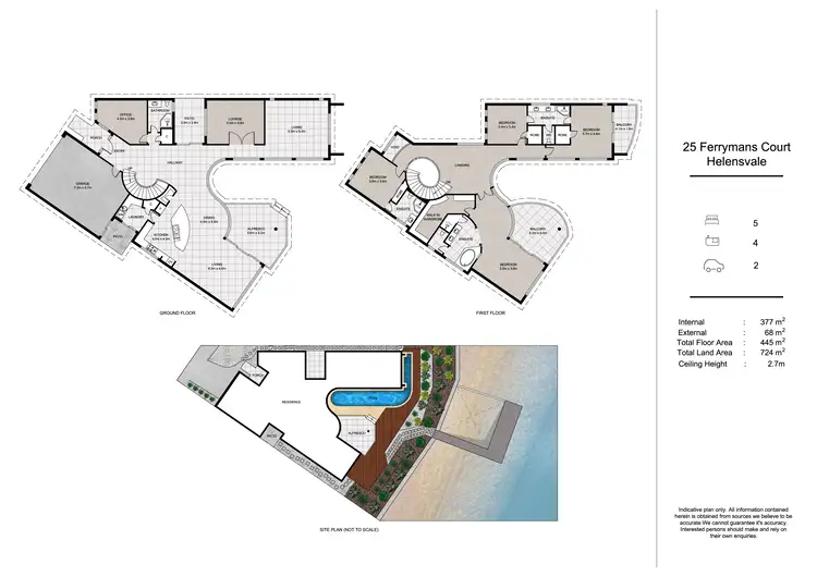 Floorplan of Homely house listing, 25 Ferrymans Court, Helensvale QLD 4212