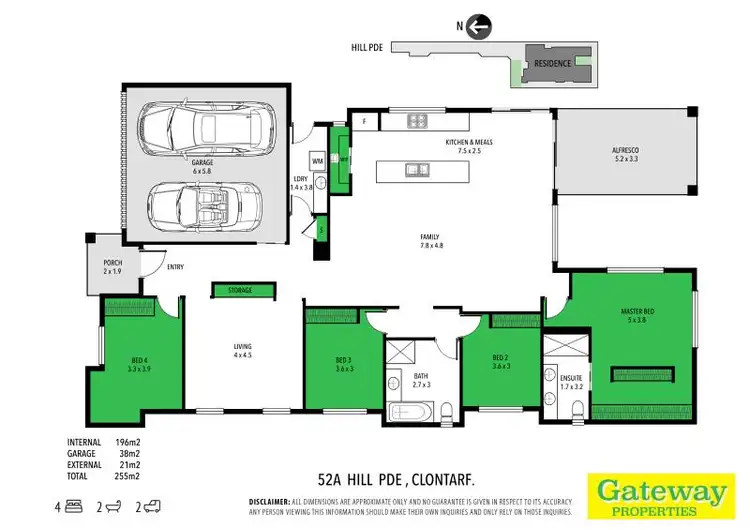 Floorplan of Homely house listing, 52a Hill Parade, Clontarf QLD 4019