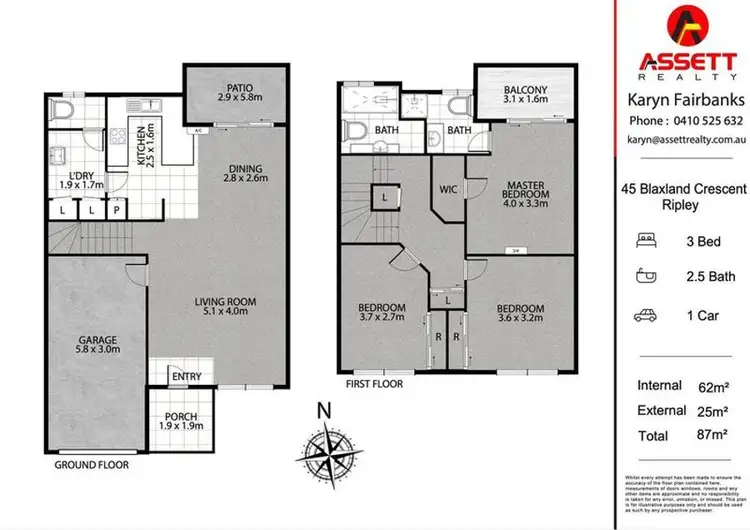 Floorplan of Homely house listing, 43/45 Blaxland Crescent, Redbank Plains QLD 4301