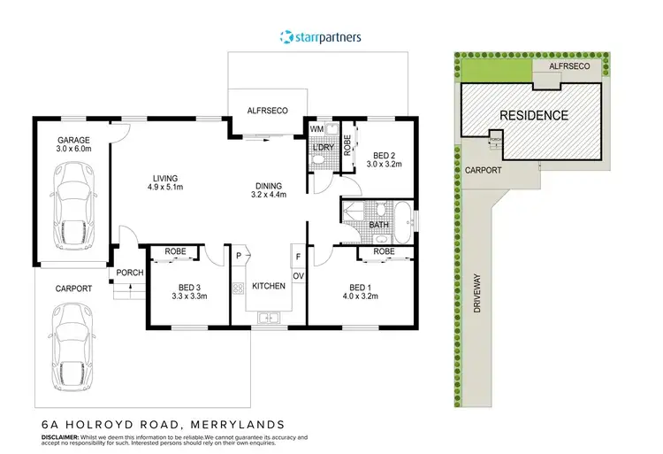 Floorplan of Homely house listing, 6a Holroyd Road, Merrylands NSW 2160