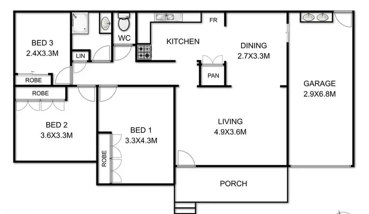 Floorplan of Homely house listing, 101 West Street, Newtown QLD 4350