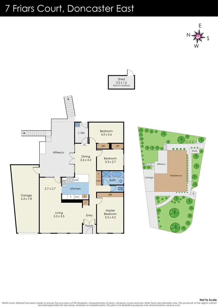 Floorplan of Homely house listing, 7 Friars Court, Doncaster East VIC 3109