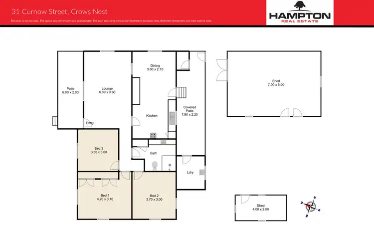 Floorplan of Homely house listing, 31 Curnow Street, Crows Nest QLD 4355