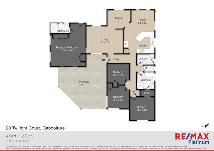 Floorplan of Homely house listing, 20 Twilight Court, Caboolture QLD 4510