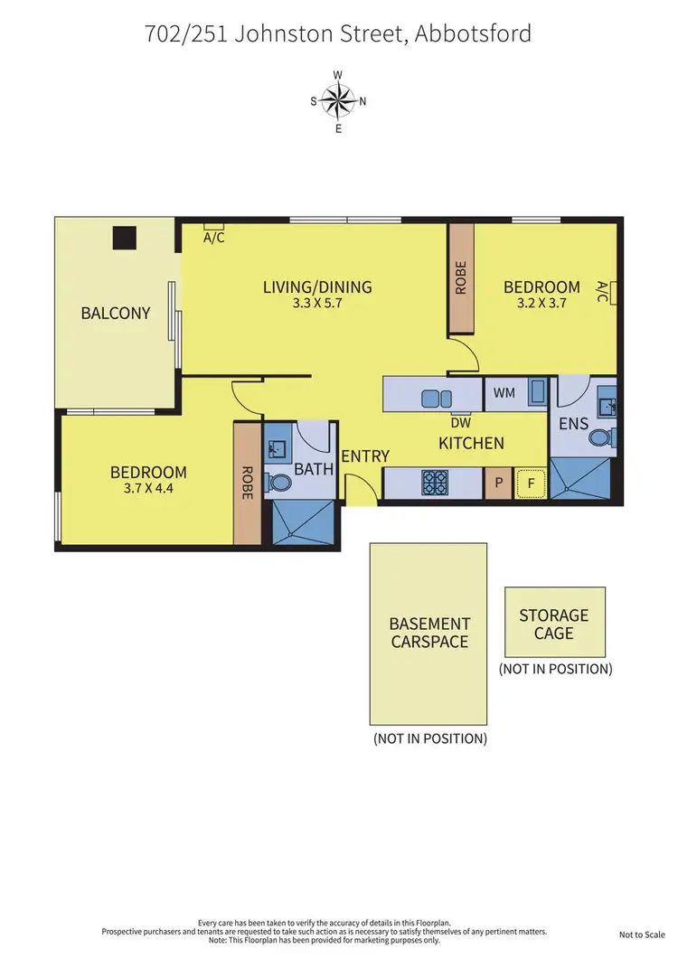 Floorplan of Homely apartment listing, 702/251 Johnston Street, Abbotsford VIC 3067