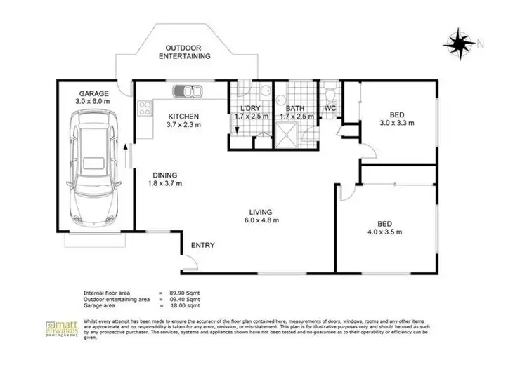 Floorplan of Homely unit listing, 1/12 Ocean Street, Rangeville QLD 4350