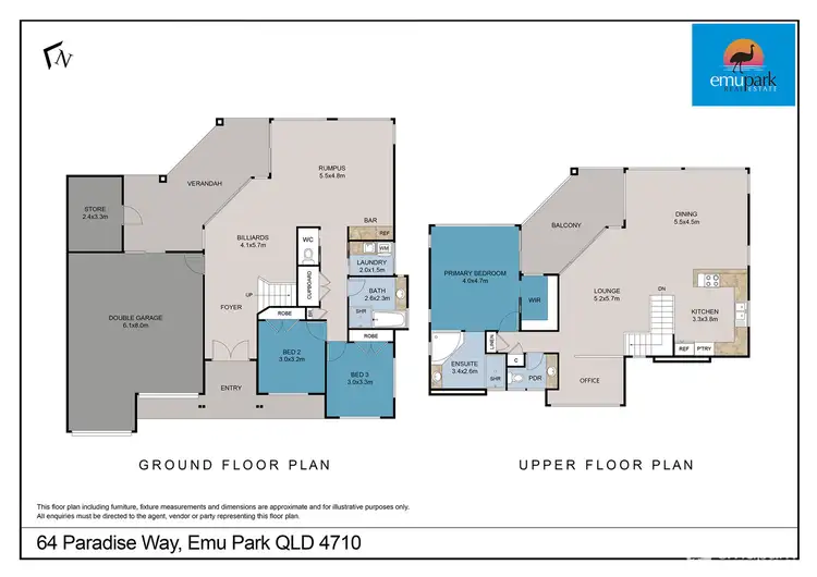 Floorplan of Homely house listing, 64 Paradise Way, Emu Park QLD 4710