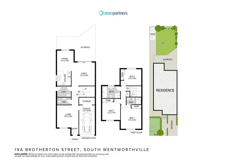 Floorplan of Homely house listing, 19a Brotherton Street, South Wentworthville NSW 2145
