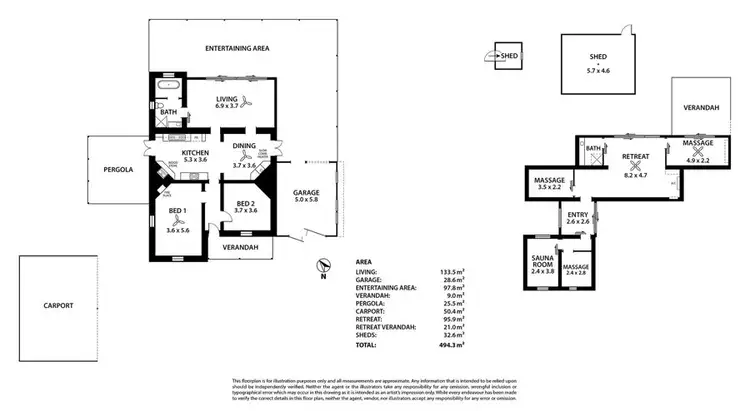 Floorplan of Homely rural property listing, 5151 Old Princes Highway, Murray Bridge East SA 5253