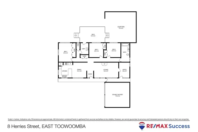 Floorplan of Homely house listing, 8 Herries Street, East Toowoomba QLD 4350