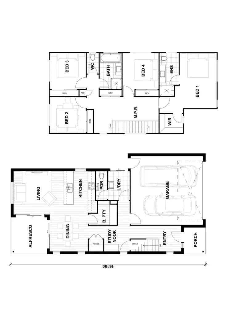 Floorplan of Homely house listing, 12 Alpine Street, Redland Bay QLD 4165