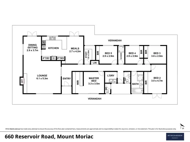 Floorplan of Homely rural property listing, 660 Reservoir Road, Mount Moriac VIC 3240