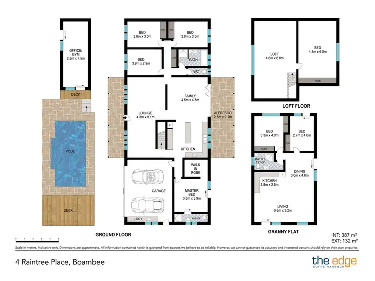 Floorplan of Homely house listing, 4 Raintree Place, Boambee NSW 2450