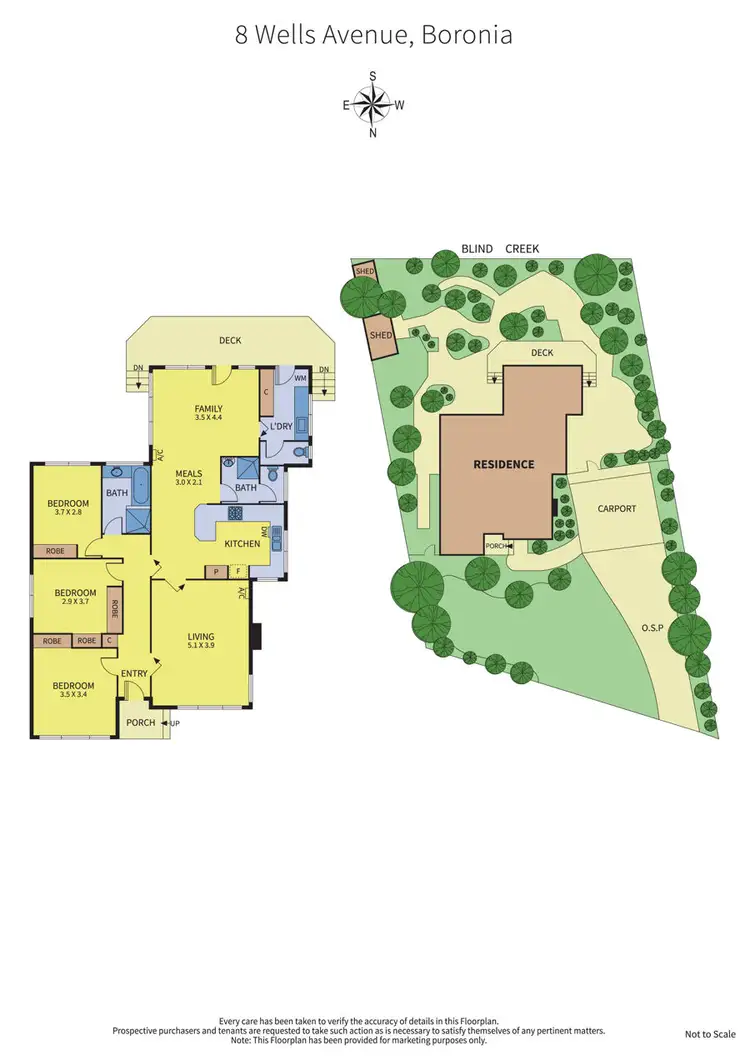 Floorplan of Homely house listing, 8 Wells Avenue, Boronia VIC 3155