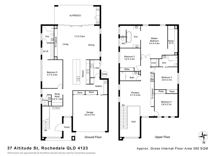 Floorplan of Homely house listing, 37 Altitude Street, Rochedale QLD 4123