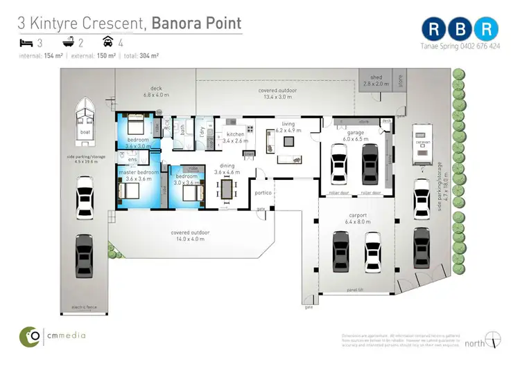 Floorplan of Homely house listing, 3 Kintyre Crescent, Banora Point NSW 2486