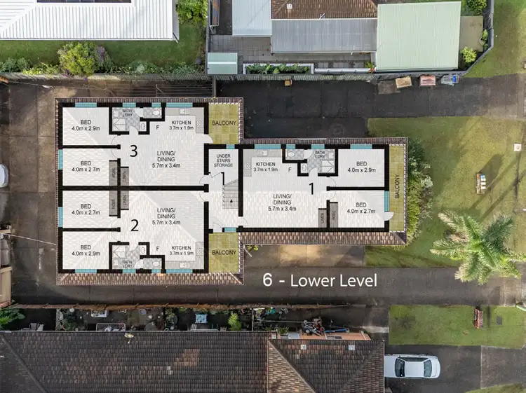Floorplan of Homely block of units listing, 6 & 8 San Francisco Avenue, Coffs Harbour NSW 2450