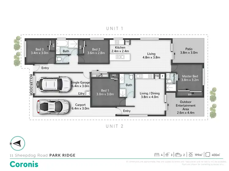 Floorplan of Homely house listing, 11 Sheepdog Road, Park Ridge QLD 4125
