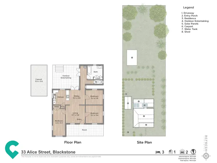 Floorplan of Homely house listing, 33 Alice Street, Blackstone QLD 4304