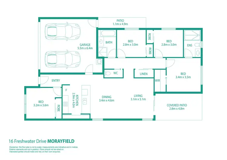Floorplan of Homely house listing, 16 Freshwater Street, Morayfield QLD 4506