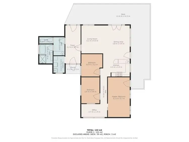 Floorplan of Homely rural property listing, 136 Bowraville Road, Bellingen NSW 2454