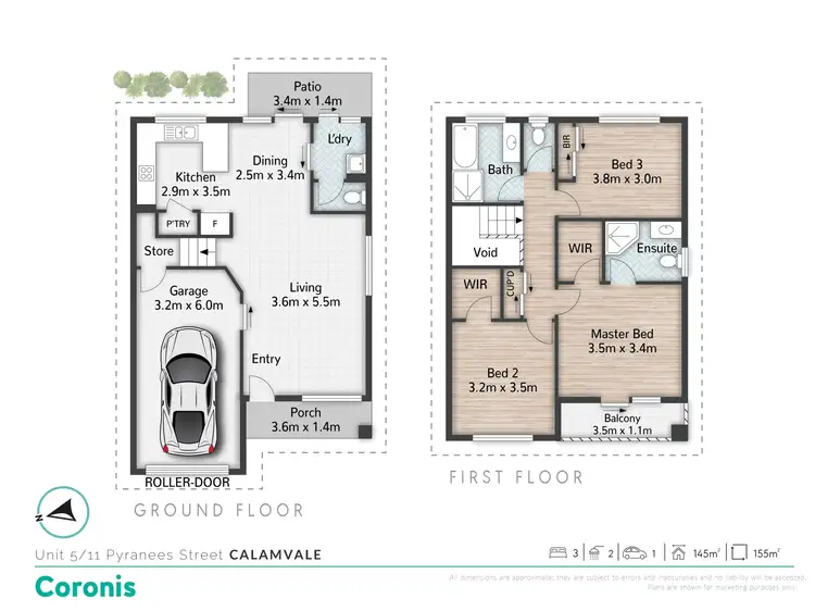 Floorplan of Homely townhouse listing, 5/11 Pyranees Street, Calamvale QLD 4116