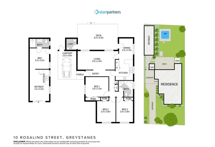 Floorplan of Homely house listing, 10 Rosalind Street, Greystanes NSW 2145