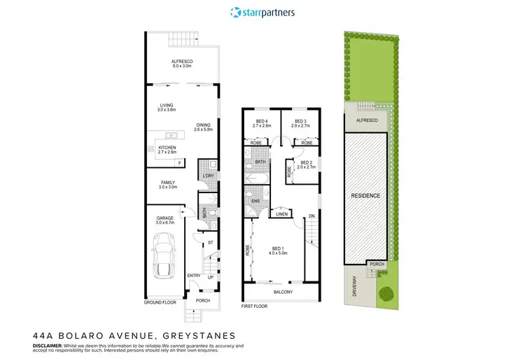 Floorplan of Homely house listing, 44a Bolaro Avenue, Greystanes NSW 2145