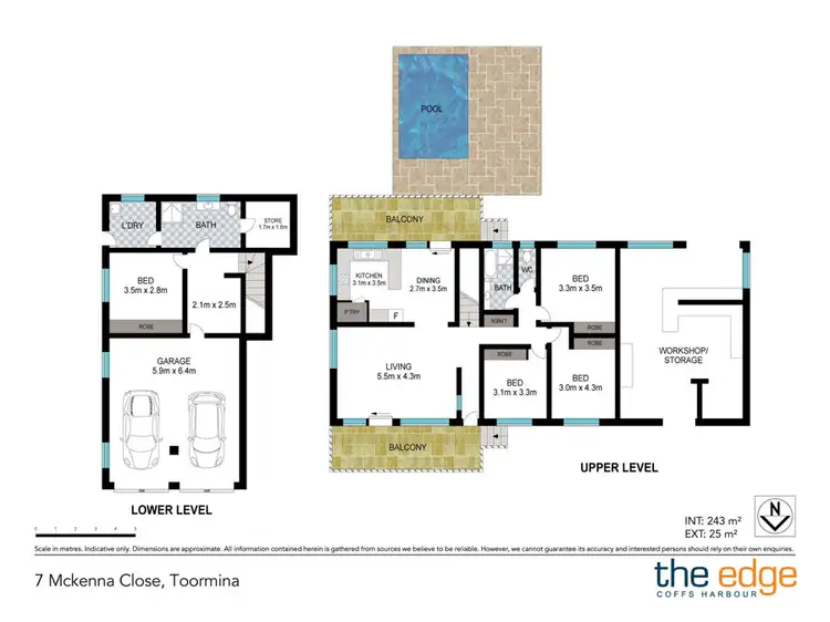 Floorplan of Homely house listing, 7 McKenna Close, Toormina NSW 2452