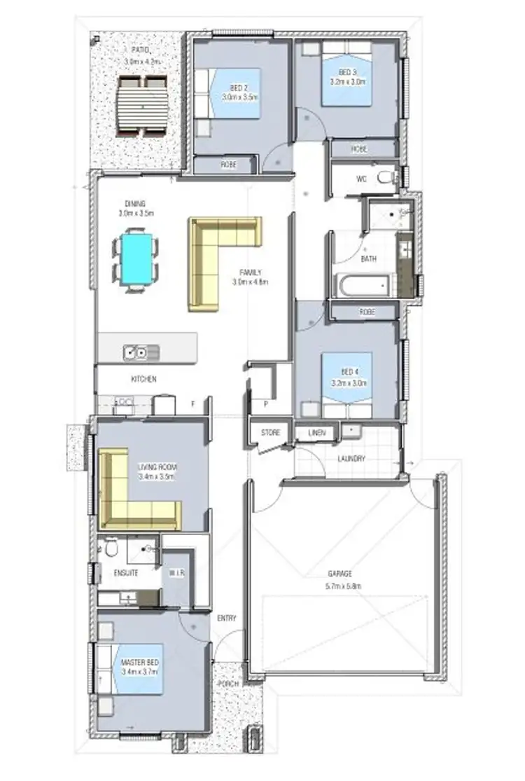 Floorplan of Homely house listing, Lot 10 Park Rd, Logan Reserve QLD 4133