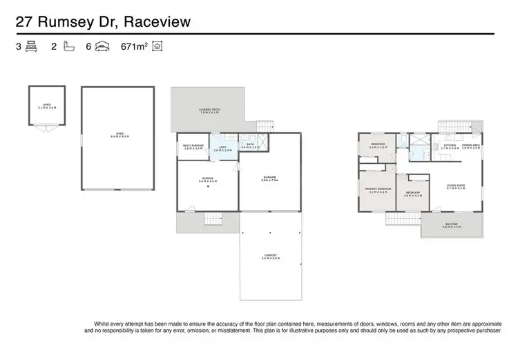 Floorplan of Homely house listing, 27 Rumsey Drive, Raceview QLD 4305