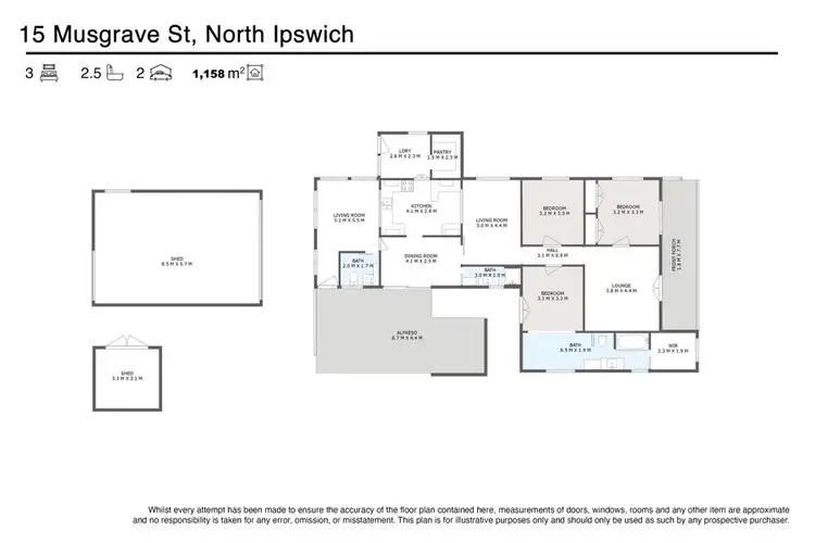Floorplan of Homely house listing, 15 Musgrave Street, North Ipswich QLD 4305