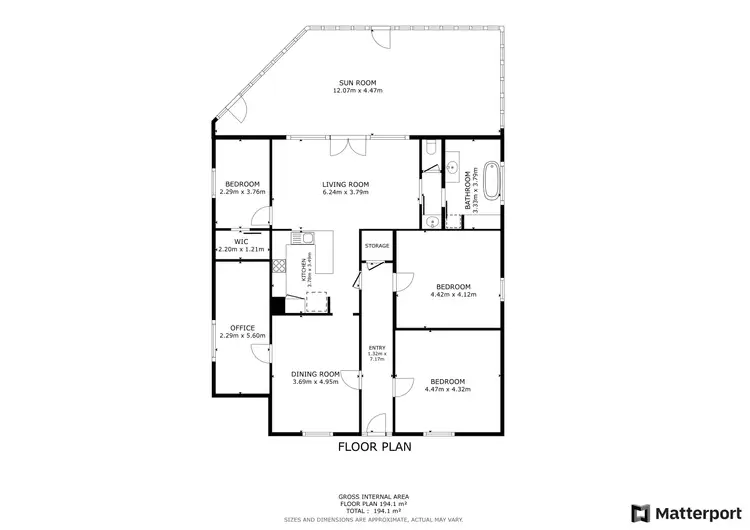 Floorplan of Homely house listing, 431 Cressy Street, Deniliquin NSW 2710