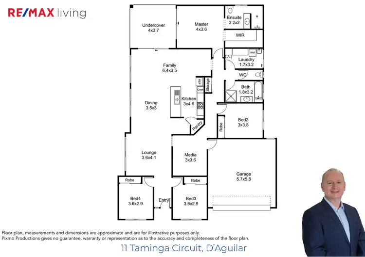 Floorplan of Homely house listing, 11 Taminga Circuit, D'aguilar QLD 4514