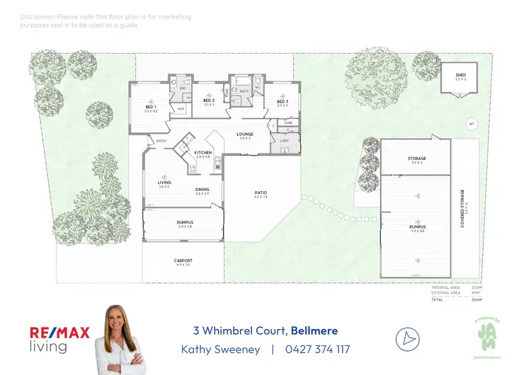 Floorplan of Homely house listing, 3 Whimbrel Court, Bellmere QLD 4510