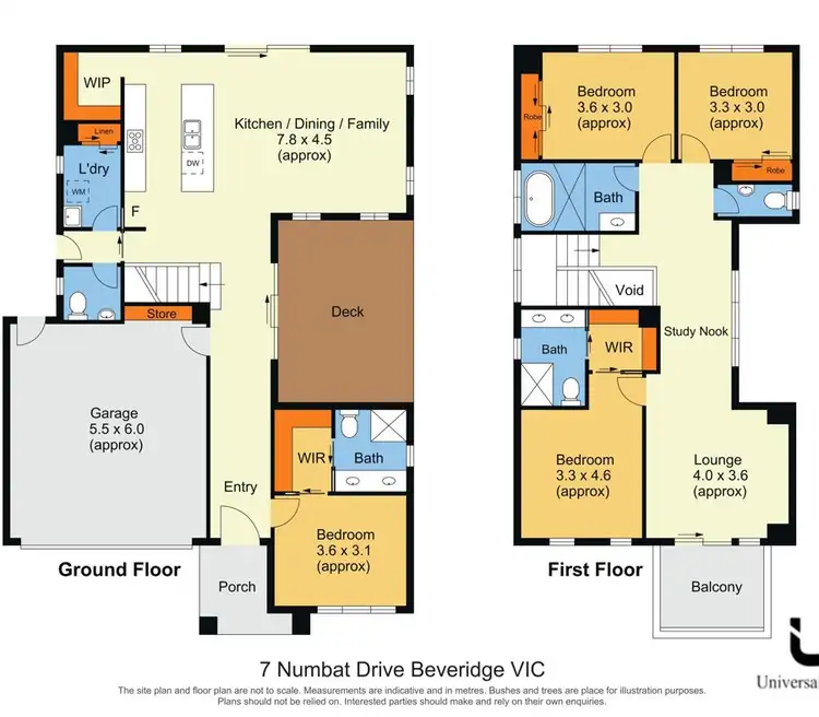 Floorplan of Homely house listing, 7 Numbat Drive, Beveridge VIC 3753