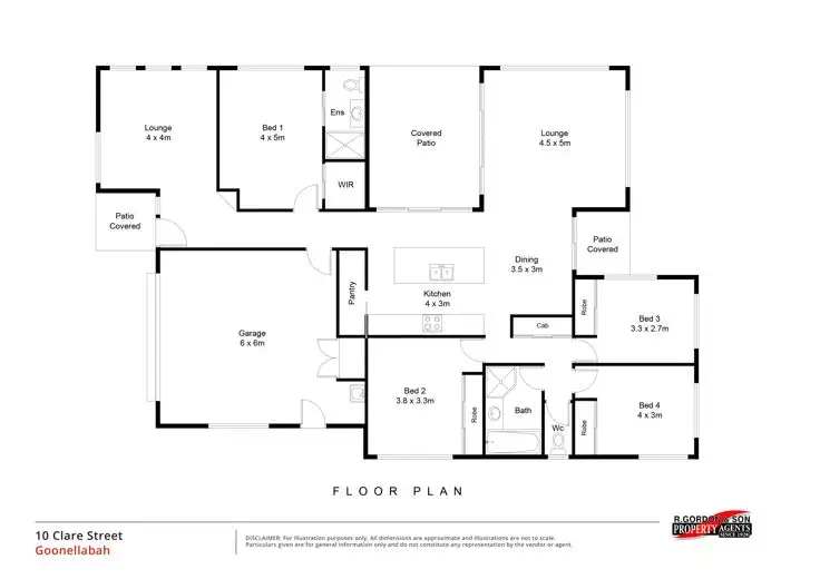 Floorplan of Homely house listing, 10 Clare Street, Goonellabah NSW 2480
